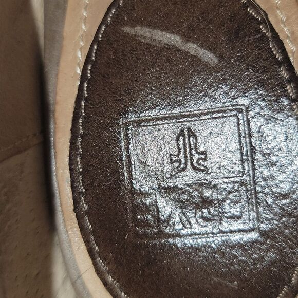 Frye Miranda Lace Leather Heels Distressed Booties - Picture 12 of 16